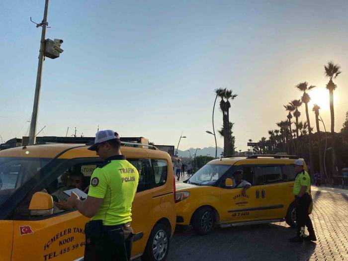 Marmaris’te Taksi Denetimlerine Hız Verildi
