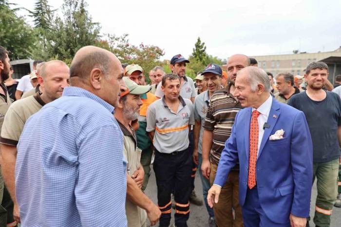 Başkan Aydıner İşçilerle Buluştu
