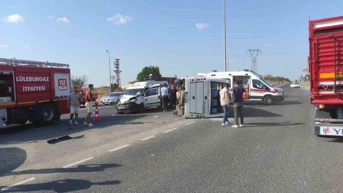 Kırklareli’nde Trafik Kazası: 3 Yaralı