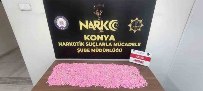 Konya’da Binlerce Uyuşturucu Hap Ele Geçirildi: 5 Tutuklama