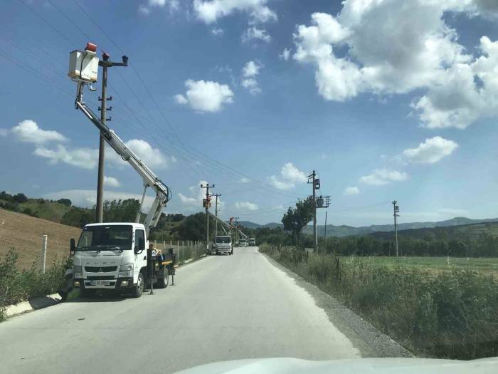 Elektrik Direklerine Konan Leyleklerin Akıma Kapılmaması İçin Seferber Oldular