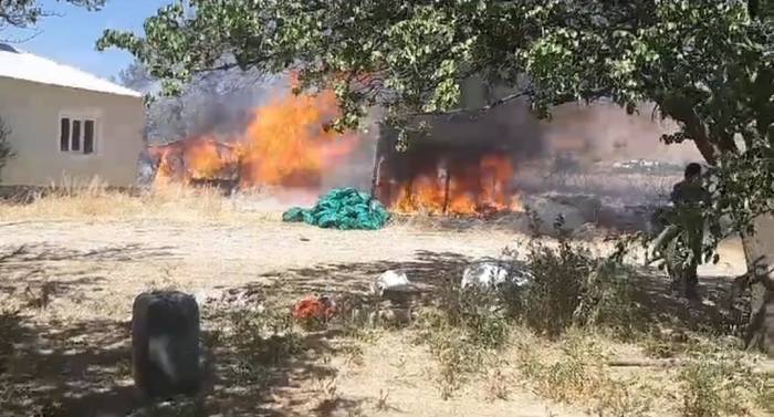 Van’da Korkutan Yangın