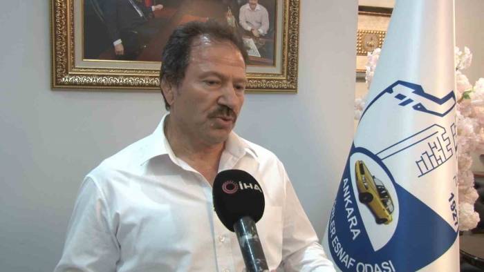 Ankara Umum Otomobilciler Ve Şoförler Esnaf Odası Başkanı Mehmet Yiğiner: "taksi Sorunuyla Alakalı Hiçbir Şikayeti Değerlendirmeden Geçmeyiz”