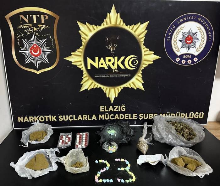 Elazığ’da Kilo Kilo Uyuşturucu Ele Geçirildi: 3 Tutuklama