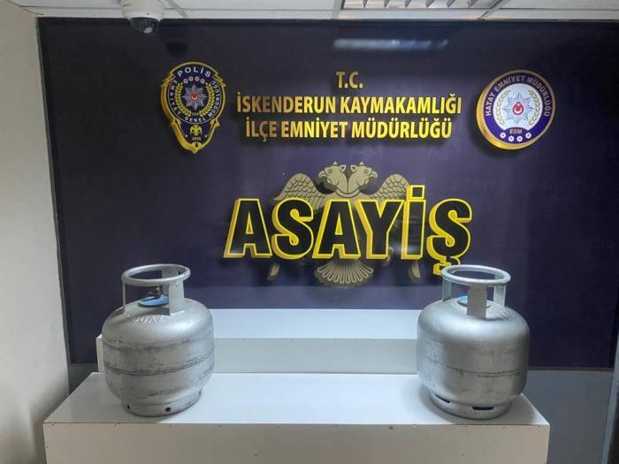 Mutfak Tüpü Hırsızları Polisten Kaçamadı