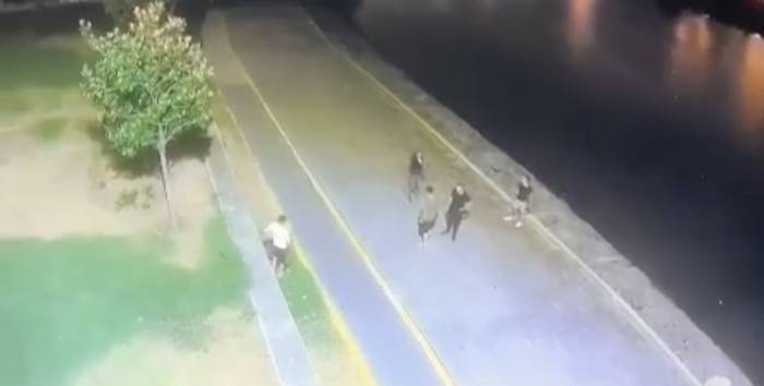 Beyoğlu’nda Korku Dolu Anlar Kamerada: Kurşun Bekçinin Başını Sıyırdı