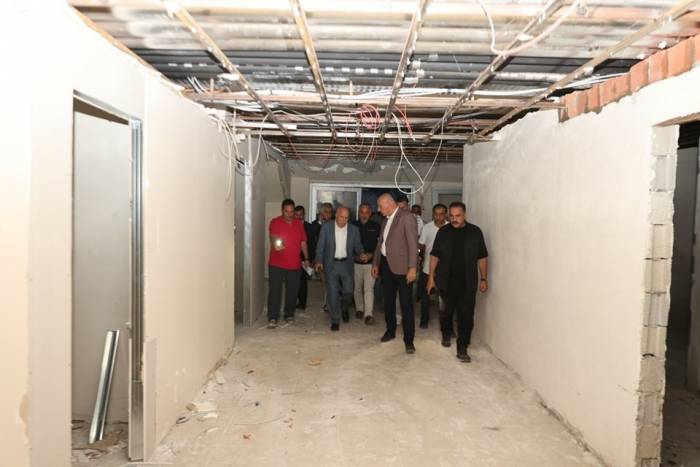 Başkan Sekmen Stattaki Çalışmaları İnceledi