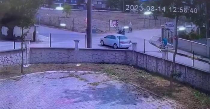 Bir Kişinin Öldüğü Kaza, Güvenlik Kamerasına Yansıdı
