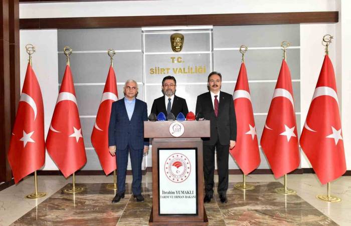 Tarım Ve Orman Bakanı İbrahim Yumaklı Siirt’te
