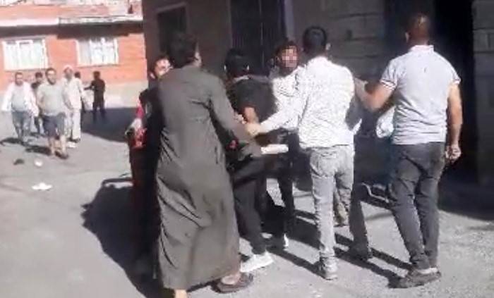 Nevşehir’de Taşlı Sopalı Kavga