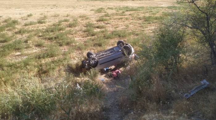 Kontrolden Çıkan Otomobil Takla Attı: 1 Yaralı