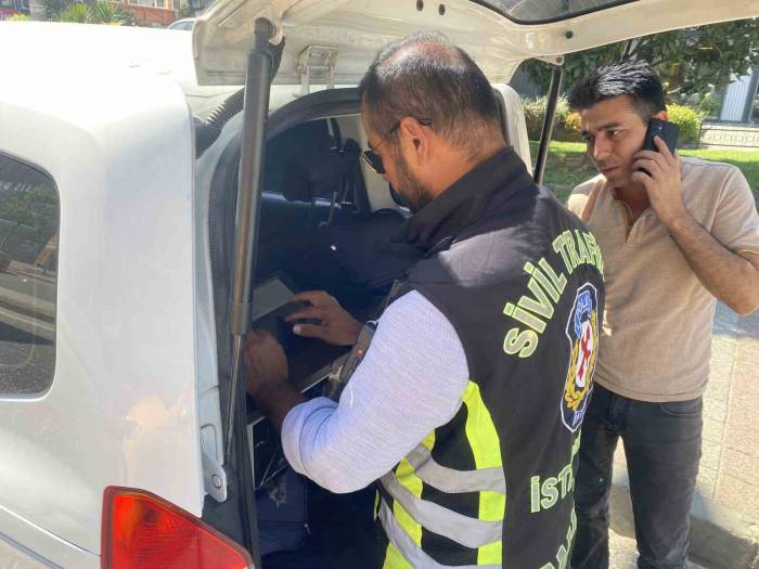 Fatih’te Dron Destekli Yaya Geçidi Denetimi