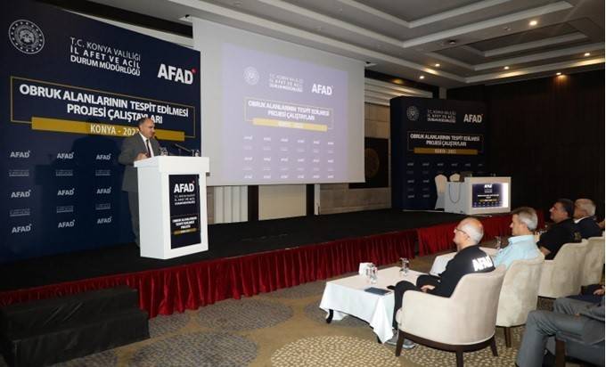 Vali Özkan, Obruk Alanlarının Tespit Edilmesi Projesi 4. Çalıştayına Katıldı