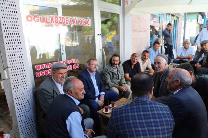 Vali Polat, Esnafla Buluştu