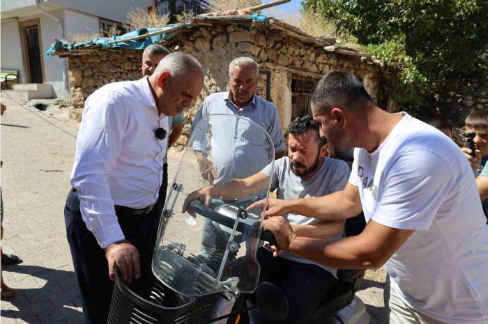 Engelli Dostu Yahyalı Belediyesi’nin Araç Desteği Sürüyor