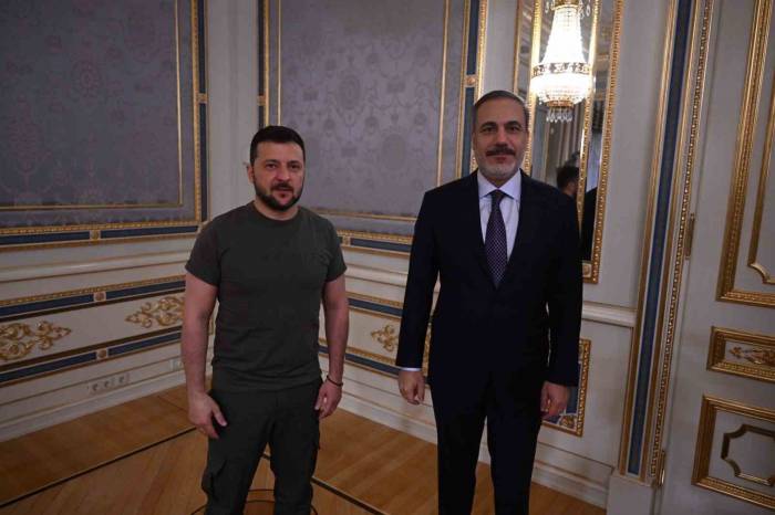 Bakan Fidan, Ukrayna Devlet Başkanı Zelenskiy İle Görüştü