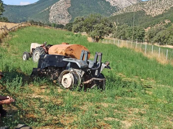 Giresun’da Yangında Köy Evi Kullanılamaz Hale Geldi