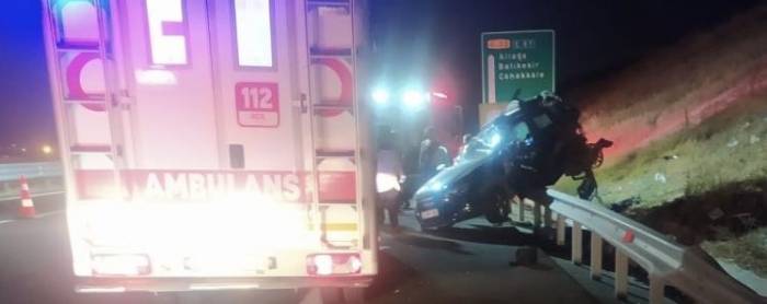 Aliağa’da Feci Kaza: 2 Kişi Öldü, 2 Kişi Ağır Yaralandı