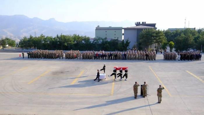 Şırnak’ta Pençe Kilit Şehidi İçin Tören Düzenlendi