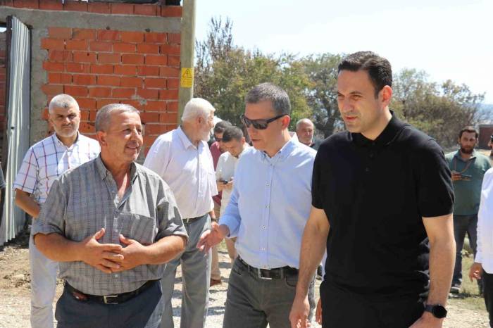 Çanakkale’de Ak Parti Teşkilatı Yangın Köylerinde