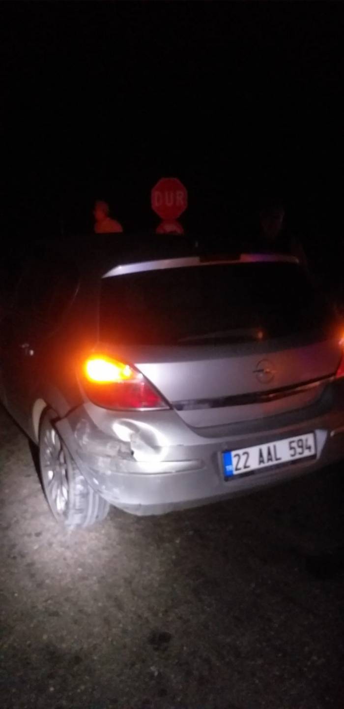 Keşan’da Trafik Kazası: 1 Yaralı