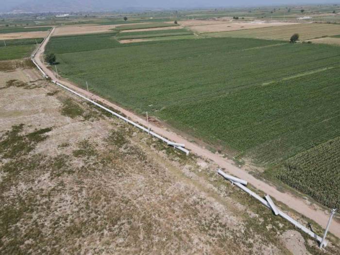 Yenipazar Dalama Sulaması Yenileme Çalışmaları Sürüyor