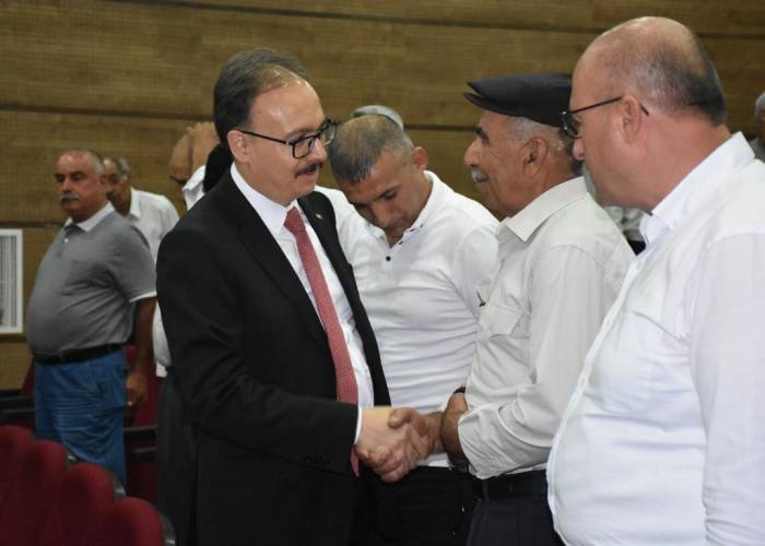 Siirt Valisi Kızılkaya Mahalle Ve Köy Muhtarlarıyla Buluştu