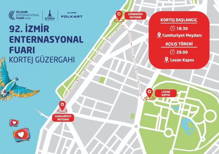 92. İzmir Enternasyonal Fuarı Dev Kortejle Başlıyor