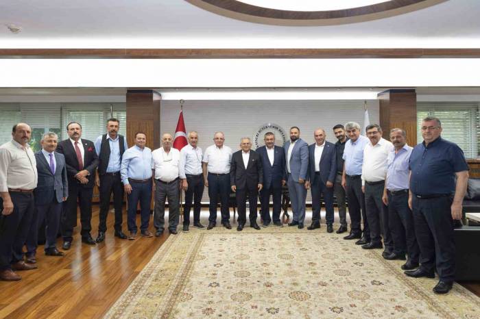 Ziraat Odası Başkanlarından Başkan Büyükkılıç’a Teşekkür’ Ziyareti