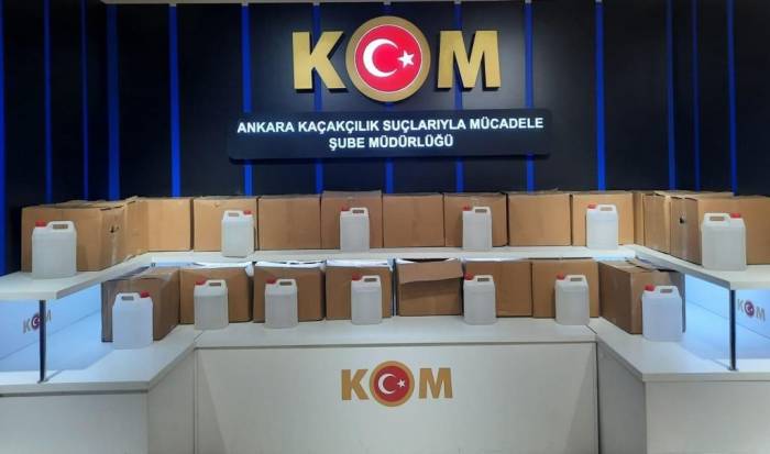Başkent’te 258 Bin Liralık Kaçak Sigara, Tütün Ve Etil Alkol Ele Geçirildi