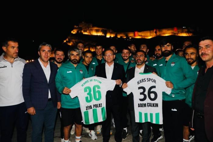 Vali Polat Ve Milletvekili Çalkın’a 36 Numaralı Forma