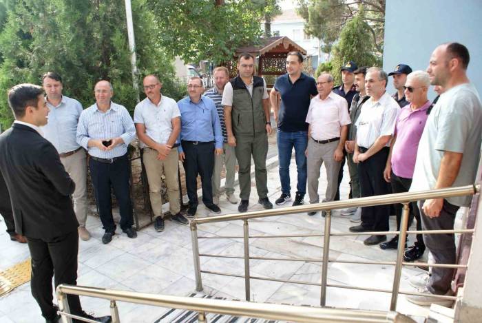 Kaymakam Çelik Manyas’a Veda Etti