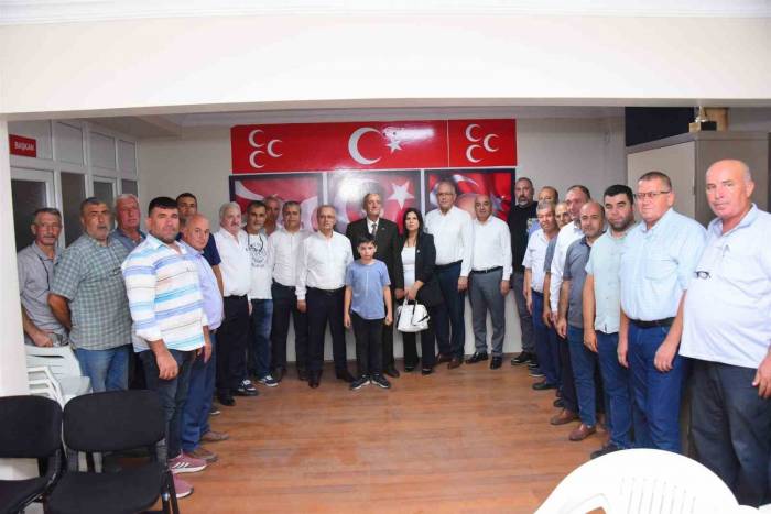 Başkan Kayda’dan, Salihli Mhp’ye Hayırlı Olsun Ziyareti