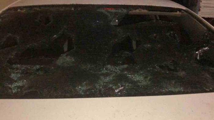 Yumurta Büyüklüğünde Yağan Dolu İlçeyi Felç Etti