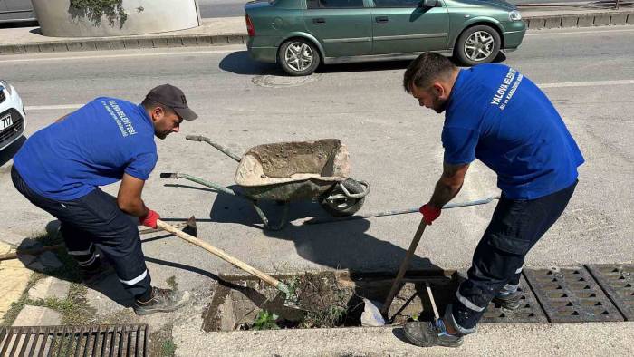 Yalova Belediyesi’nden Mazgal Ve Rögarlar Temizliği
