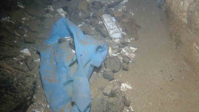 Keban Baraj Gölü’ndeki Kirlilik Su Altı Kamerası İle Görüntülendi