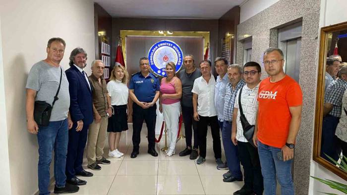 Gazetecilerden Emniyet Müdürü Sinan Ergen’e Ziyaret