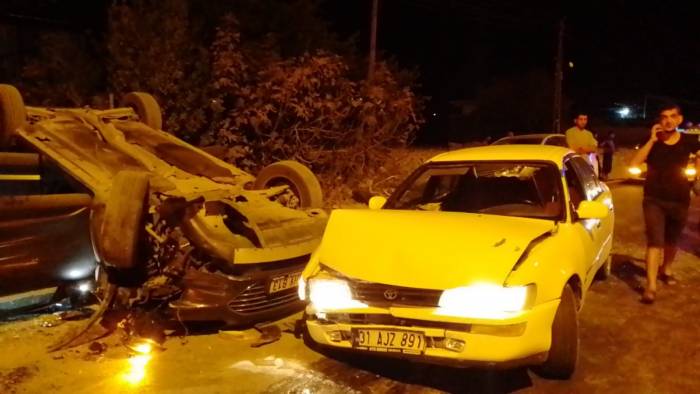 Hatay’da 2 Aracın Çarpıştığı Kazada 4 Kişi Yaralandı