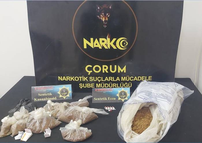 Çorum Polisinden Uyuşturucu Operasyonu