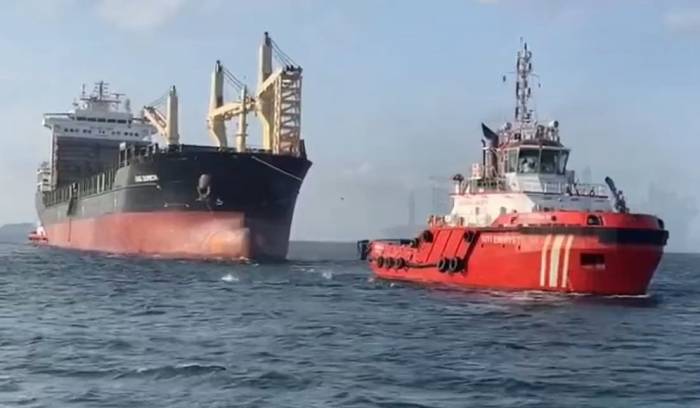 Rusya’ya Giden Kargo Gemisi İstanbul Boğazı’nda Arıza Yaptı