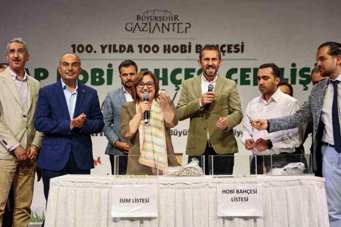 5. Etap Hobi Bahçeleri İçin Kura Çekimi Yapıldı