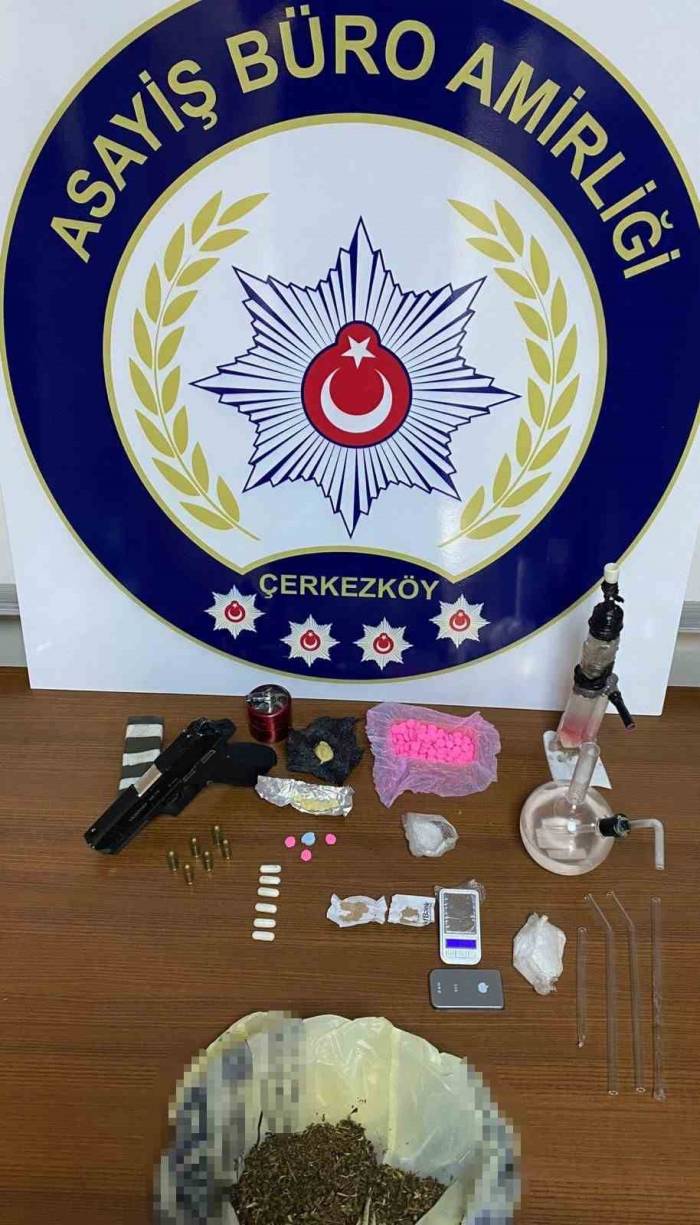 Tekirdağ’da 2 Kişi Uyuşturucudan Tutuklandı