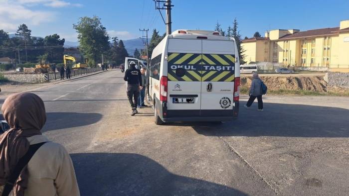 Düzce’de Servis Araçlarına Sıkı Denetim