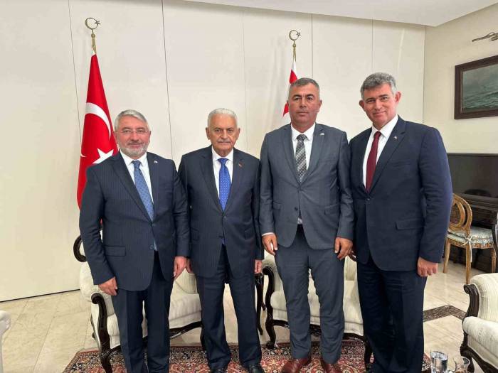 Başkan Aşgın, Binali Yıldırım İle Kktc’de Buluştu