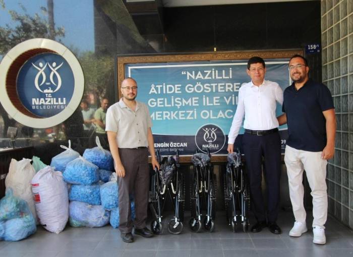 Nazilli’de 30 Bin Mavi Kapak Engellilere Umut Oldu