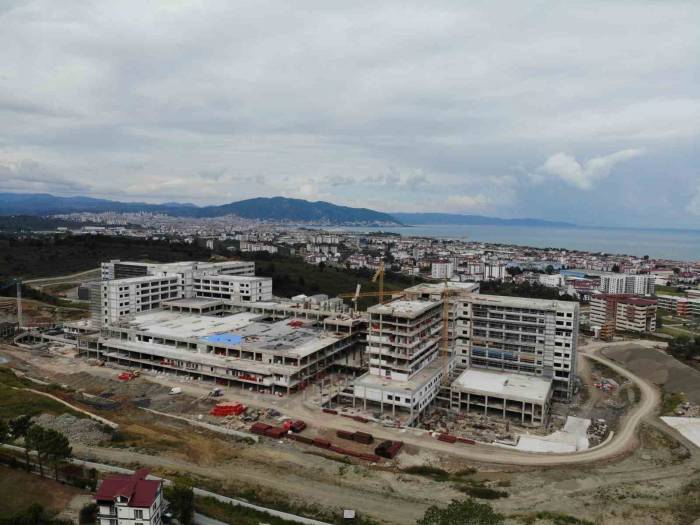 Ordu Şehir Hastanesi İnşaatı Yüzde 74’e Ulaştı