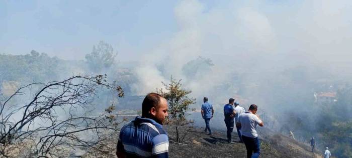 Buldan’daki Yangında Faciadan Dönüldü