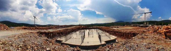 Toki Menteşe 3. Etap Sosyal Konutların Temel İnşaatı Tamamlanıyor