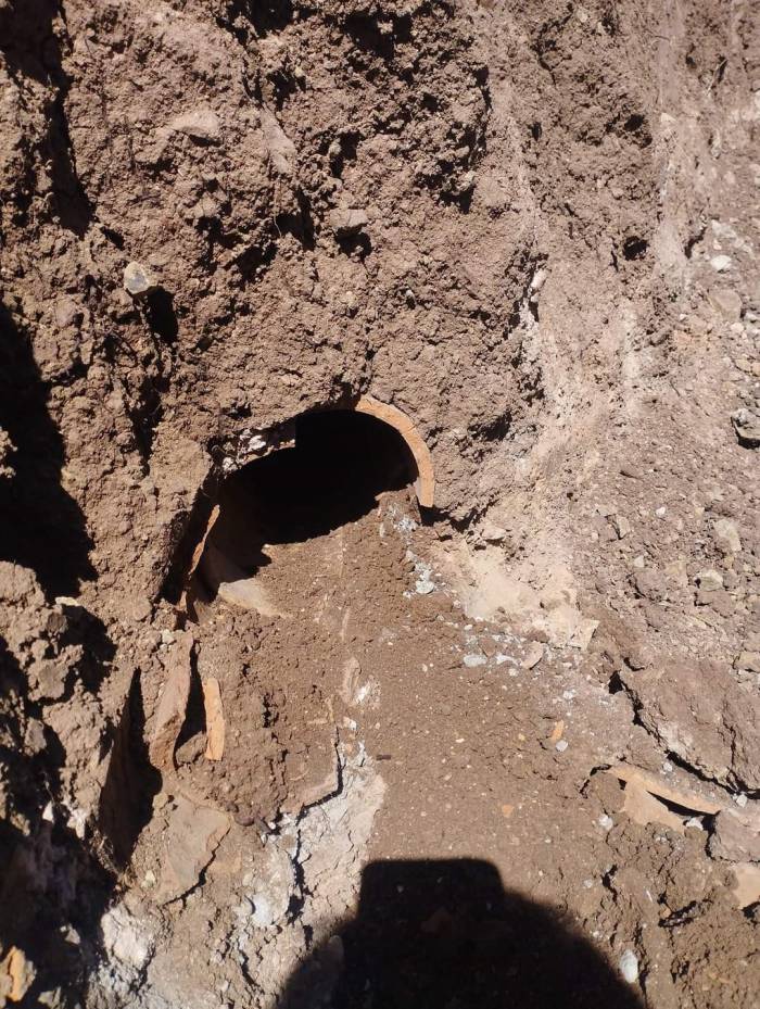 Ankara’da Alt Yapı Çalışmaları Sırasında Tarihi Su Kanalı Bulundu