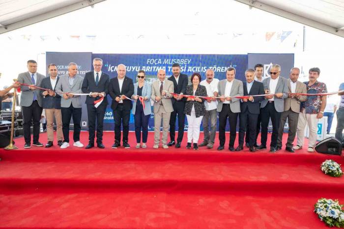 11 Milyon Metreküp Kapasiteli Musabey İçme Suyu Arıtma Tesisi Açıldı